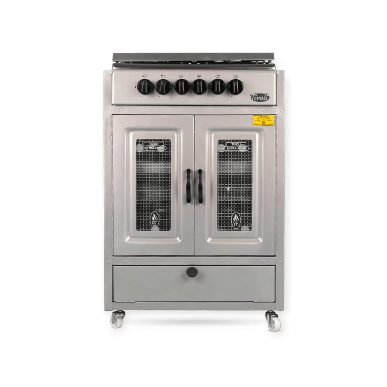 Cuisiniere sans tiroir Tivoli 4 feux gaz avec bruleurs SABAF – 60 cm 2 Cuisiniere sans tiroir Tivoli 4 feux gaz avec bruleurs SABAF – 60 cm 2