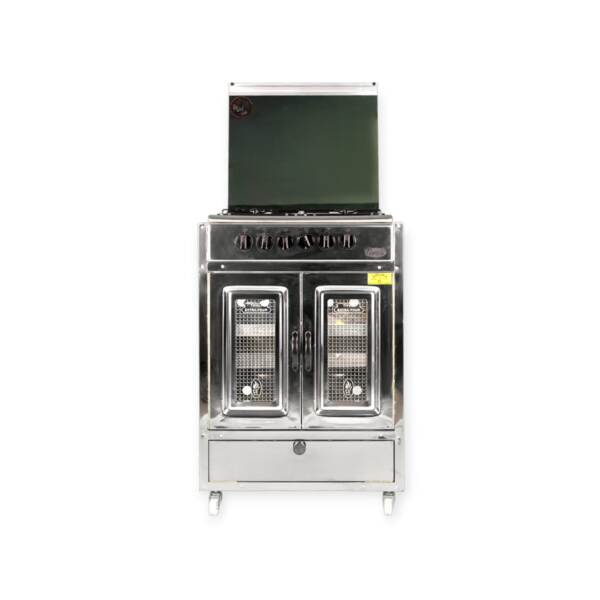 Cuisiniere sans tiroir Tivoli 4 feux gaz avec bruleurs SABAF – 60 cm 4