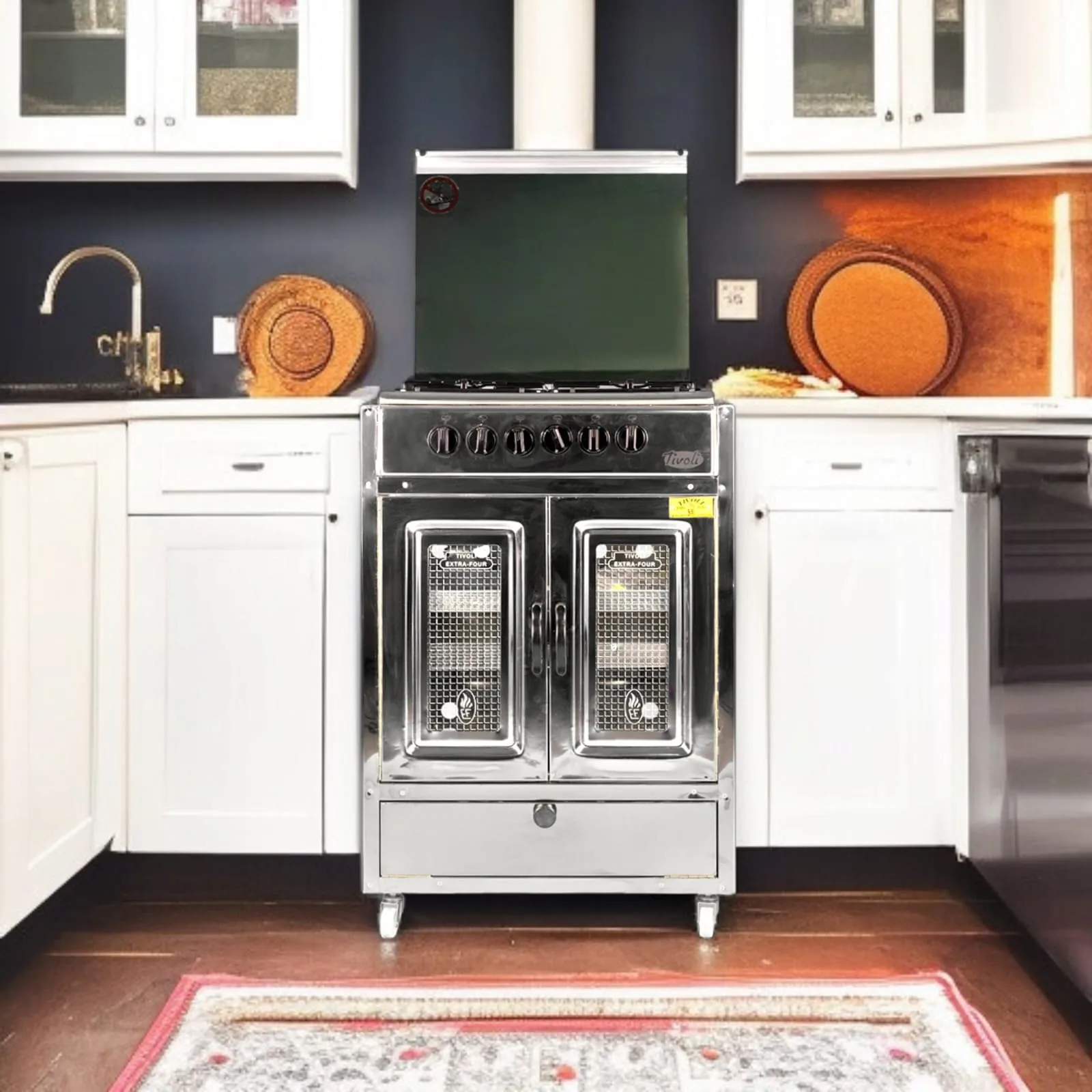 Cuisiniere sans tiroir Tivoli 4 feux gaz avec bruleurs SABAF – 60 cm 5 Cuisiniere sans tiroir Tivoli 4 feux gaz avec bruleurs SABAF – 60 cm 5