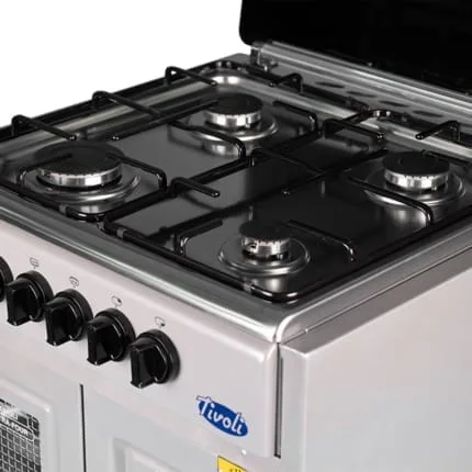 Cuisinière sans tiroir Tivoli 4 feux gaz avec brûleurs SABAF – 60 cm (7) tivoli 4 feux 60 cm