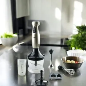 Mixeur Plongeur Bonomi Bleu avec accessoires (1)