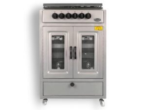 Cuisinière TIVOLI 4 feux grise 60cm
