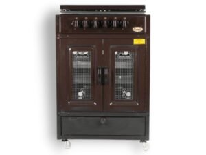 Cuisinière TIVOLI 4 feux marron 60cm