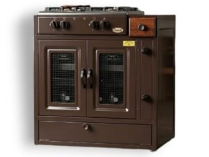 Cuisinière TIVOLI 4 feux marron 75cm