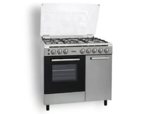 Cuisiniere a gaz 90 cm 5 bruleurs avec grand four