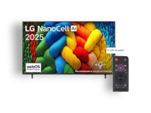 Smart TV LG NanoCell AI NANO80 4K 50 pouces 50NANO80A6A
