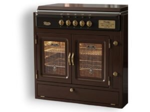 cuisiniere tivoli 5 feux marron 90cm