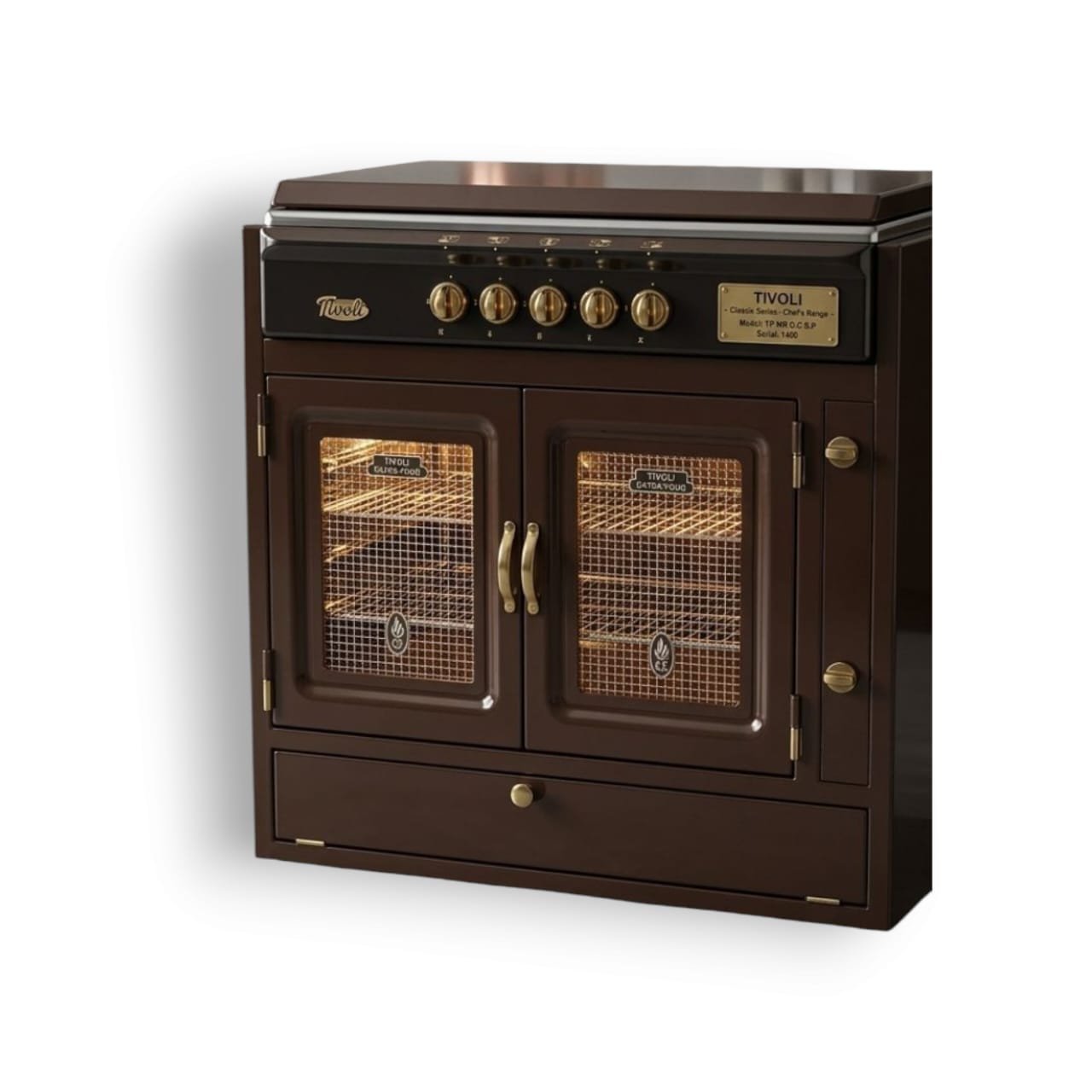cuisiniere tivoli 5 feux marron 90cm cuisiniere tivoli 5 feux marron 90cm